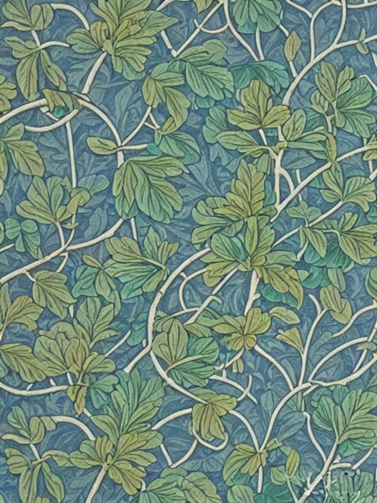 Hackberry tree Vintage Botanical