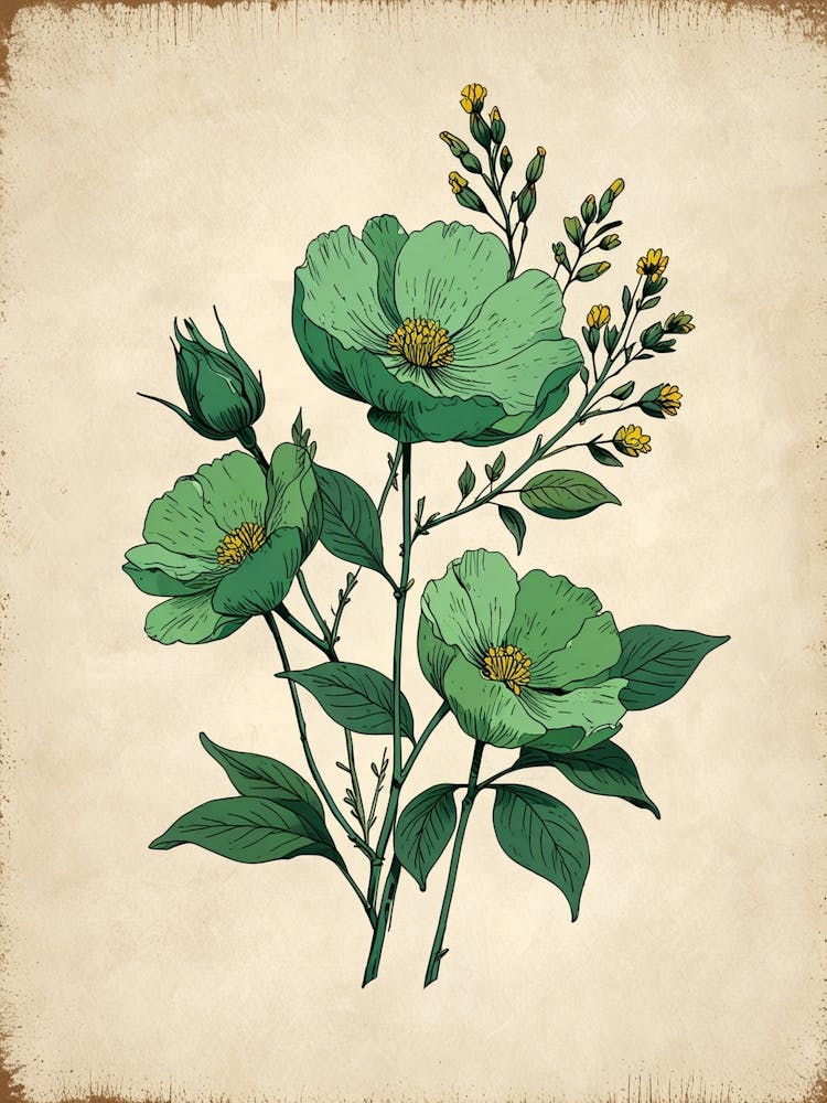 Green Flowers