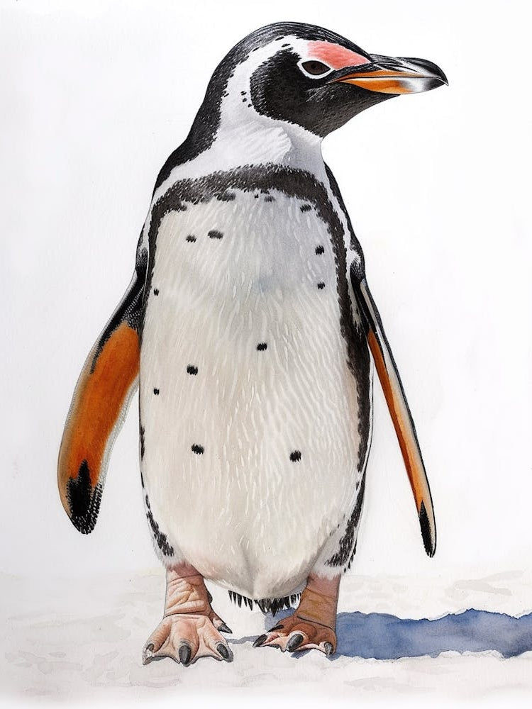 Humboldt Penguin Petermann Island Watercolour Painting Paint F18fd96f 9327 43b5 A87d Fe01524abddc 2