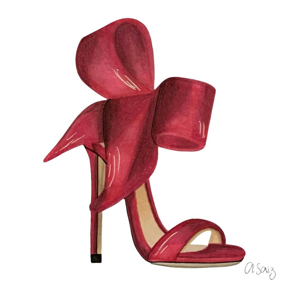 Rosa Schuh 3