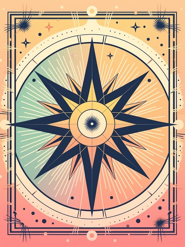 Cute Pastel Star Digital Illustration   4