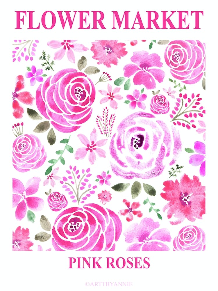 Pink Flower Market