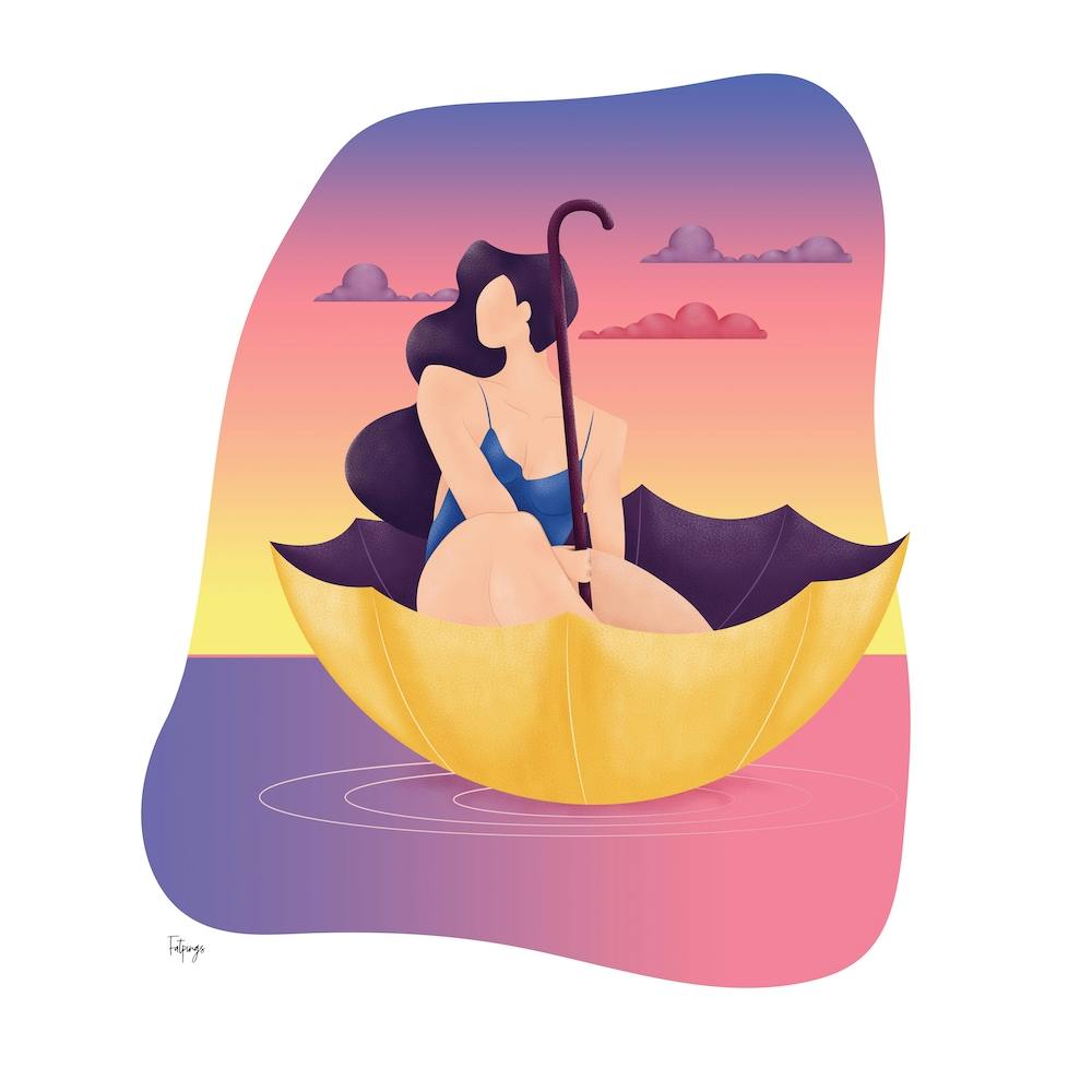 Floating Away Square