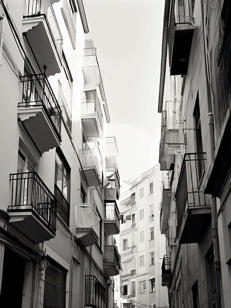 Malaga, Spain, Photography In Black And White 2