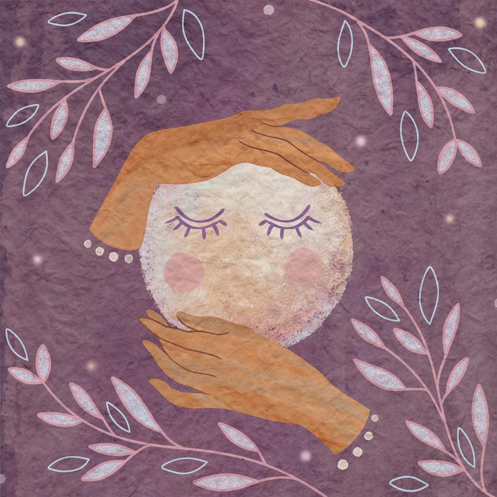 Moon In Her Hands Square