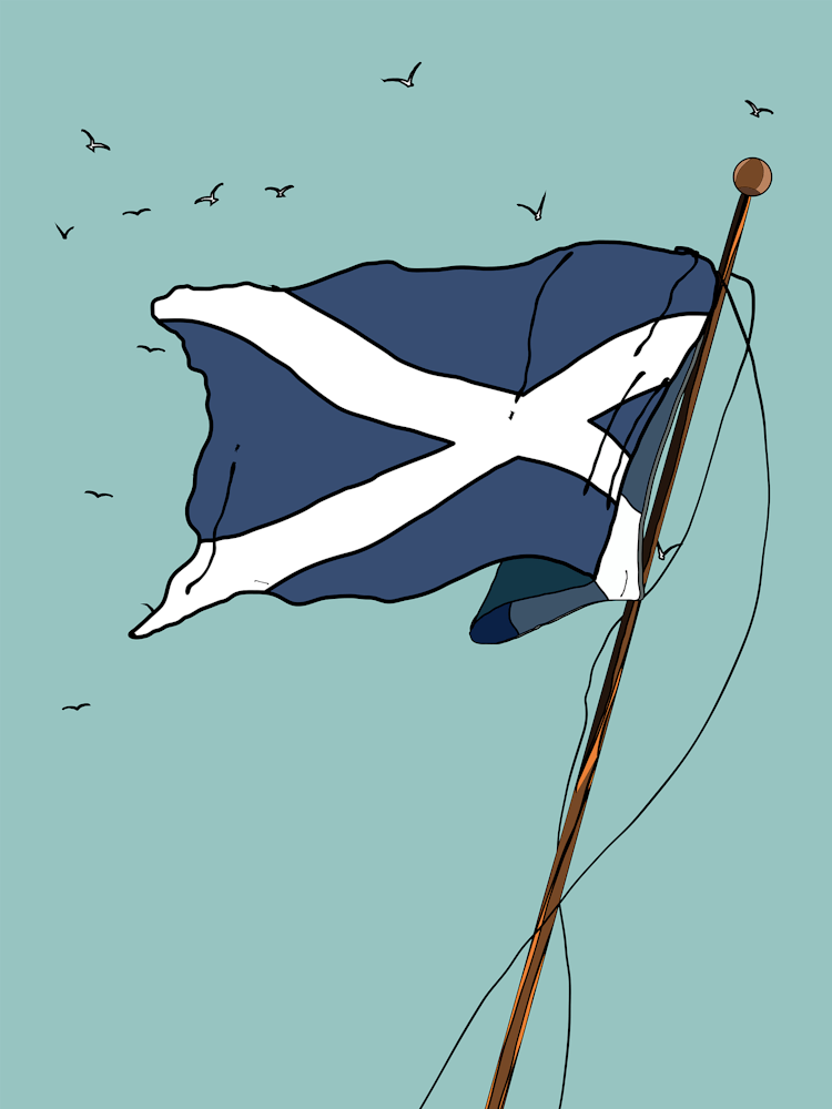 Schottische Flagge 1
