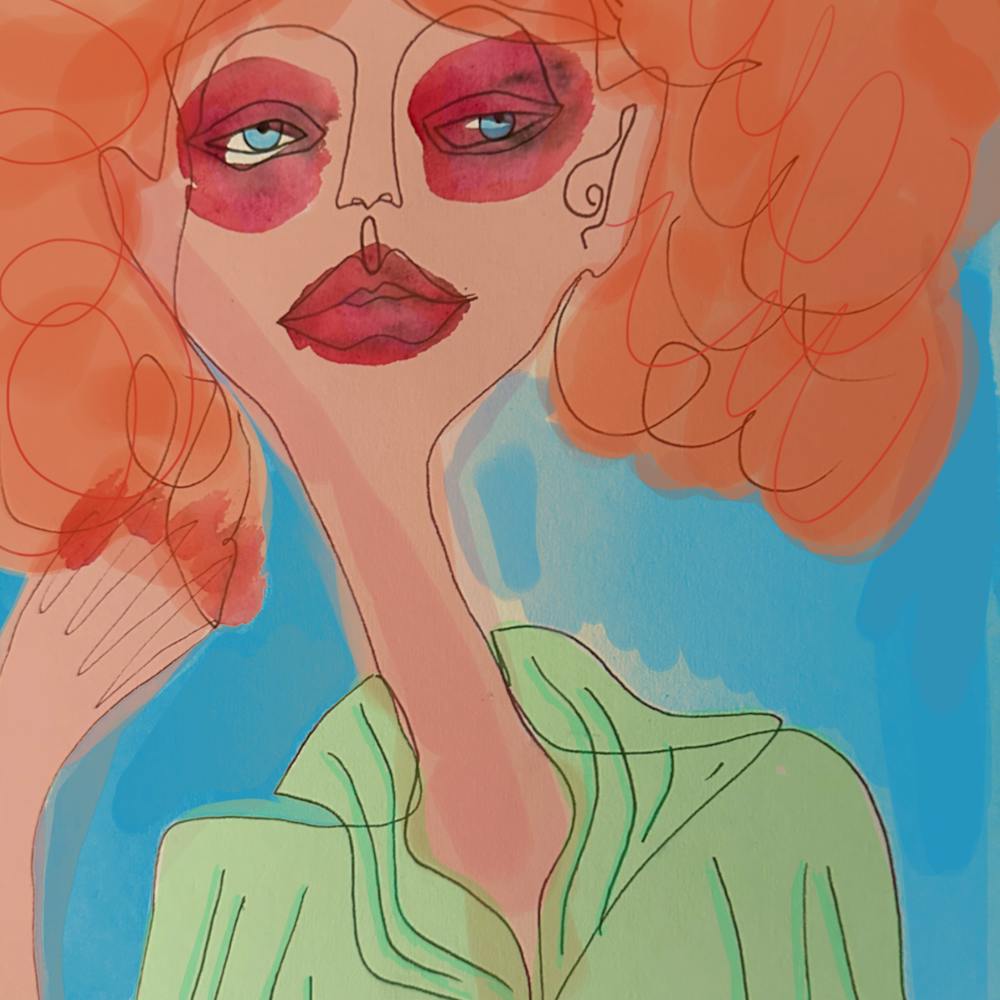 Woman With Red Hair