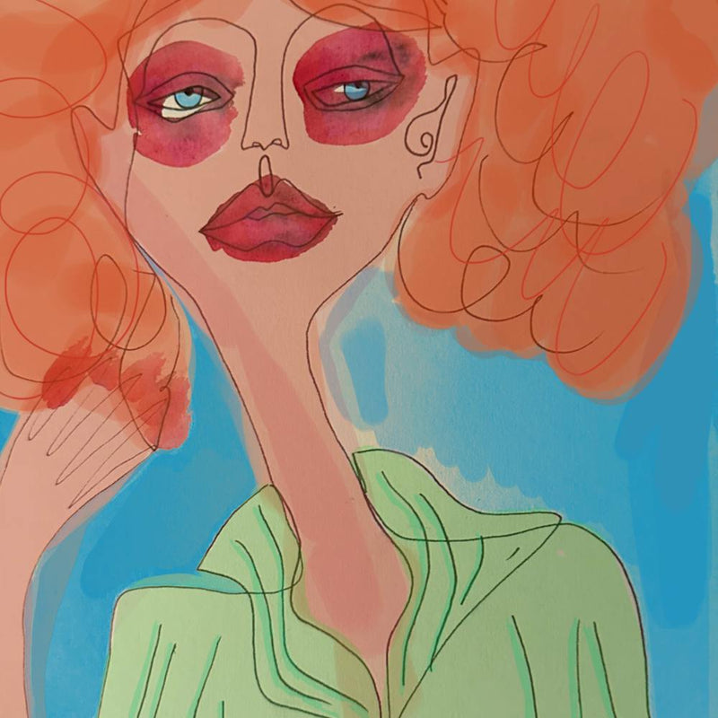Woman With Red Hair