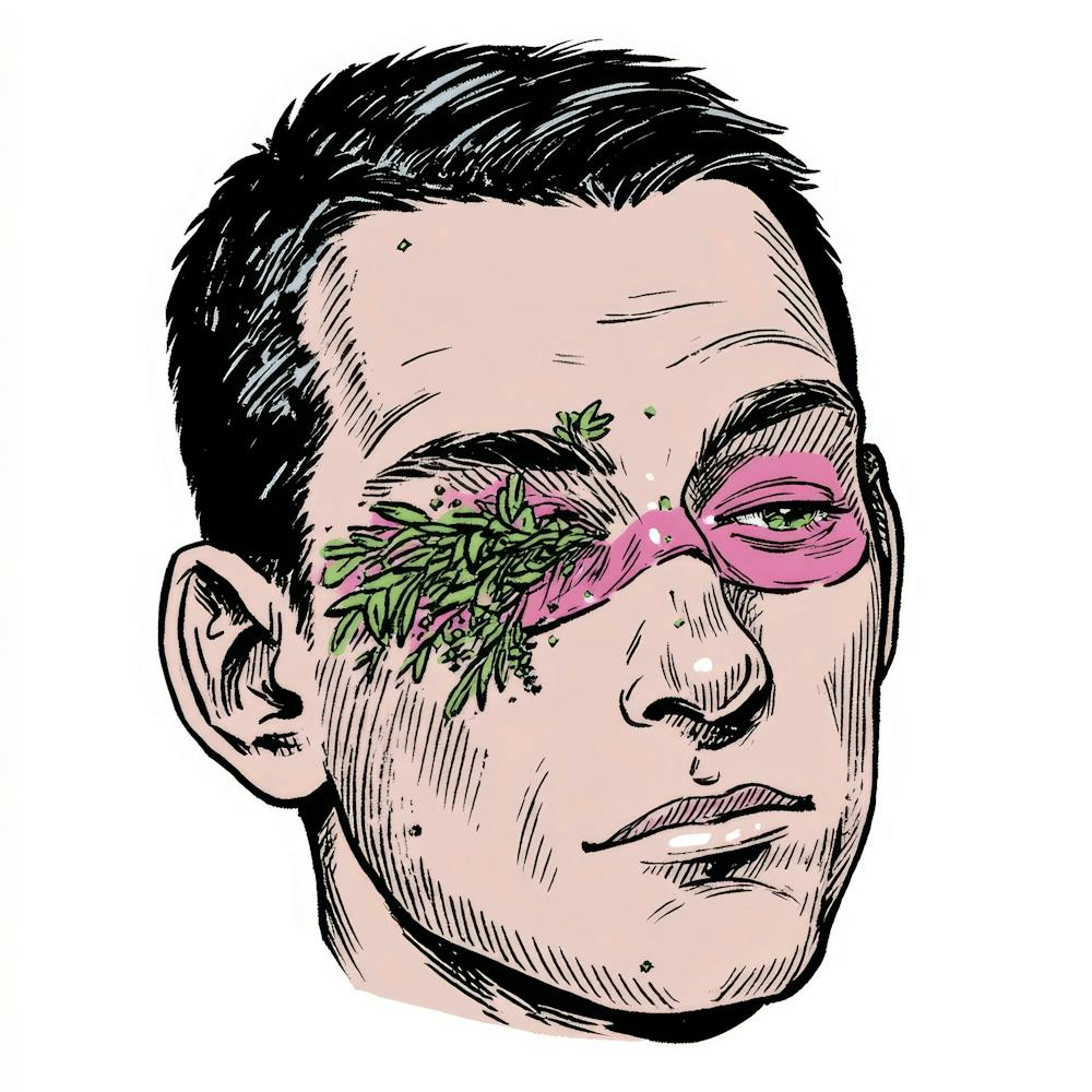 Man With A Green Eye