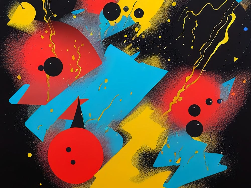 Yellow Pulse Modern Abstract 