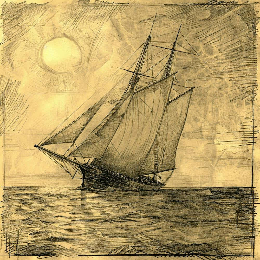 Schooner Sailing