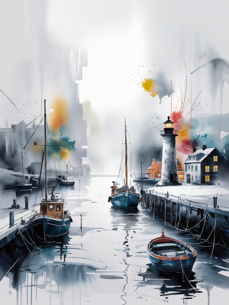 Harbor Canvas Print