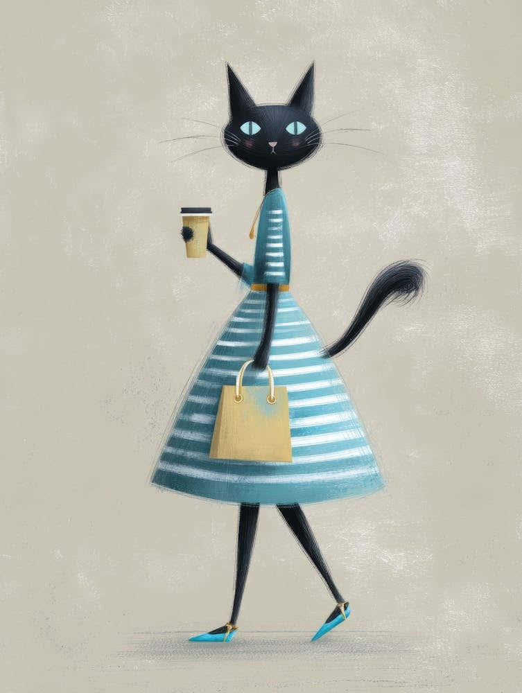 Cat In A Dress 3