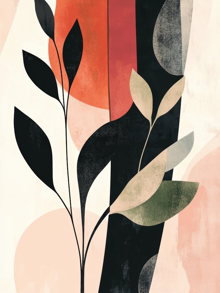 Abstract Leaves Canvas Print 18