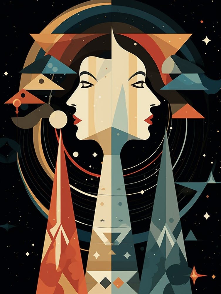 Cosmic Imagery Geometric Abstract 12