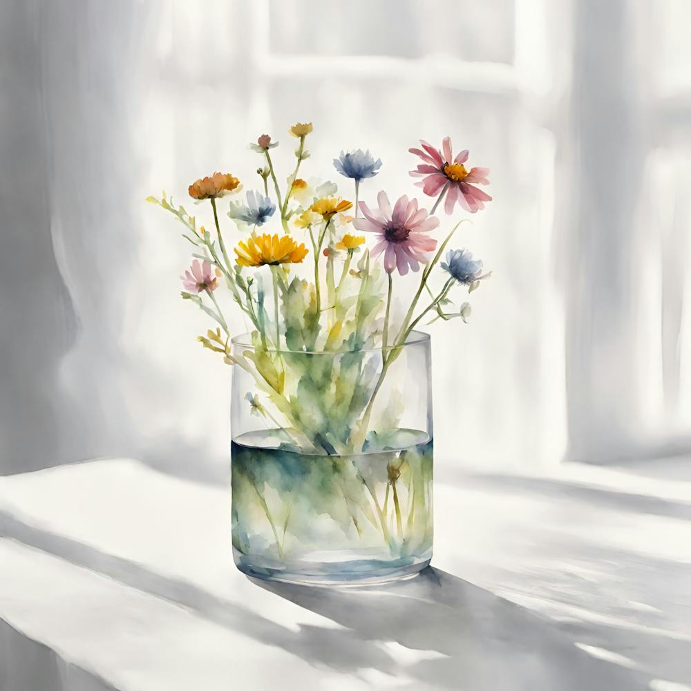 Wildflowers In A Vase
