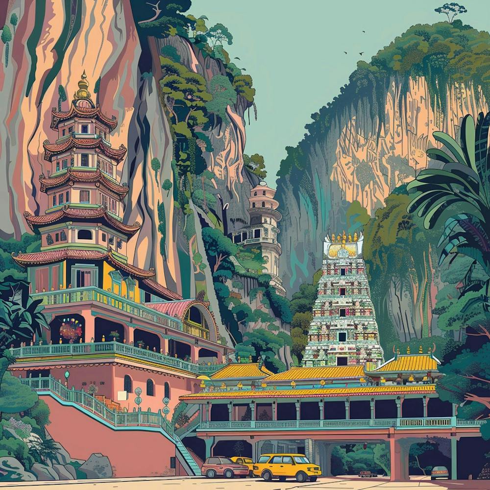 Batu Caves Asian Temple