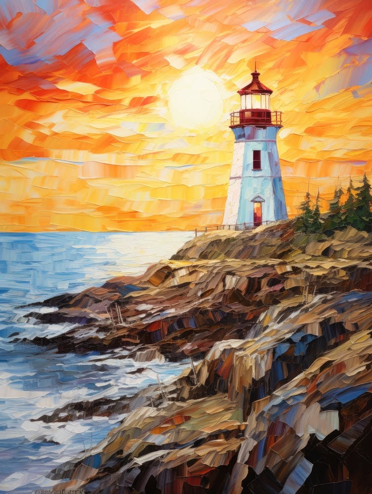 Sunset At The Lighthouse
