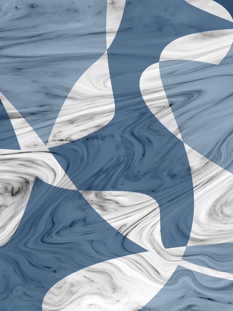 Abstract Blue Marble