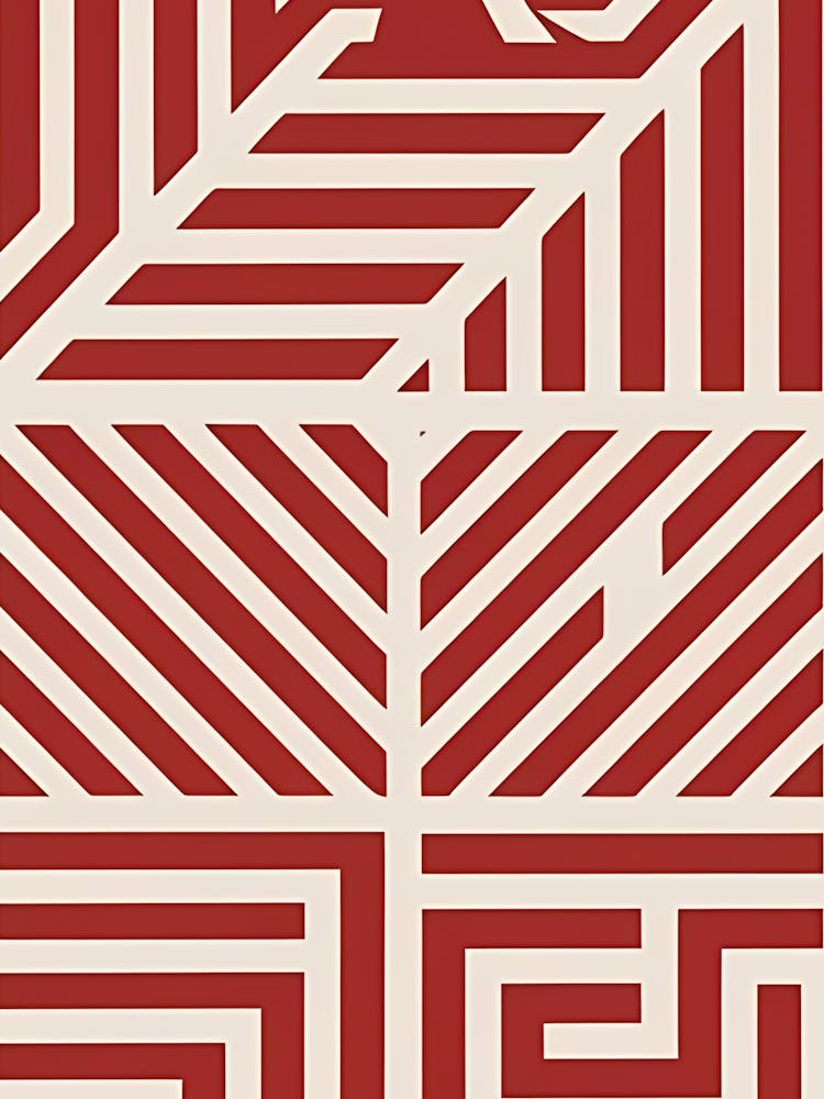 Red And White Maze