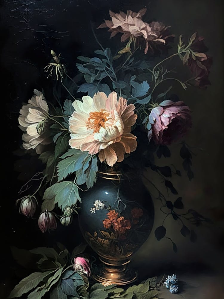 Peonies In A Vase 1