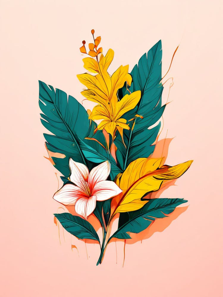 Tropical Flowers 6