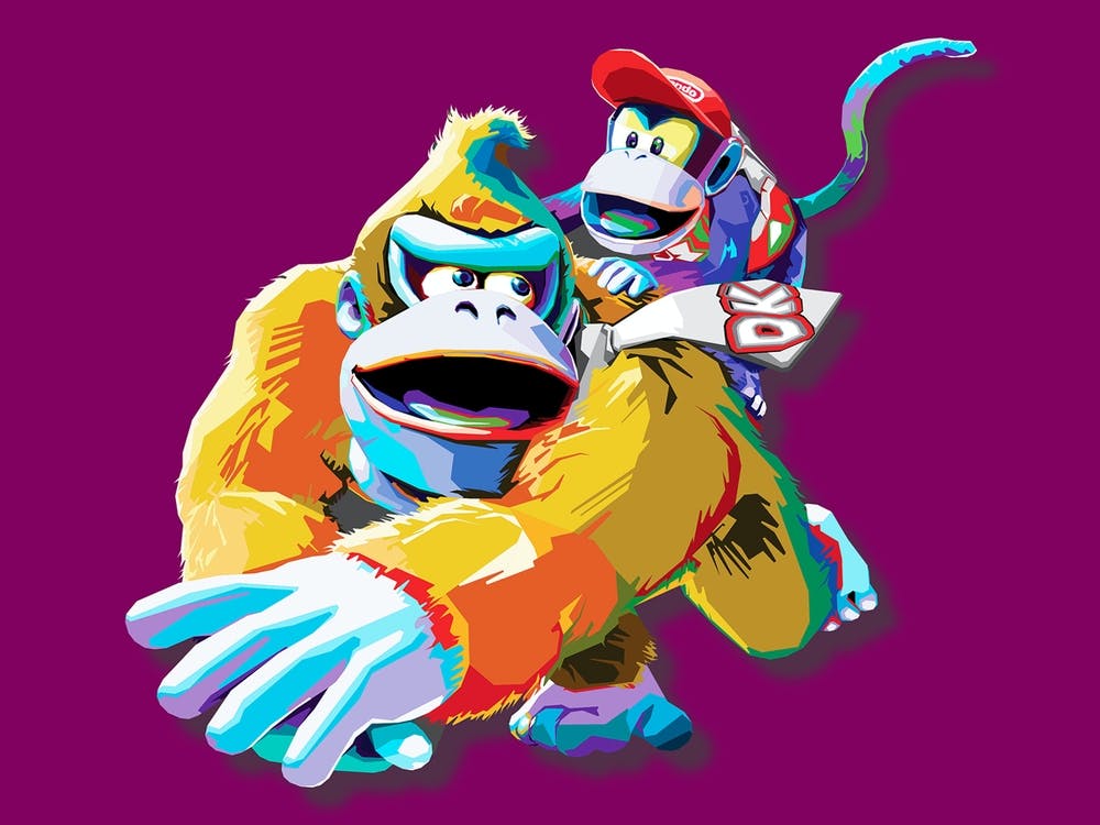 Don Key Kong Retro Pop Art
