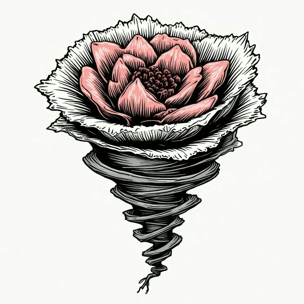 Flower In A Spiral 1