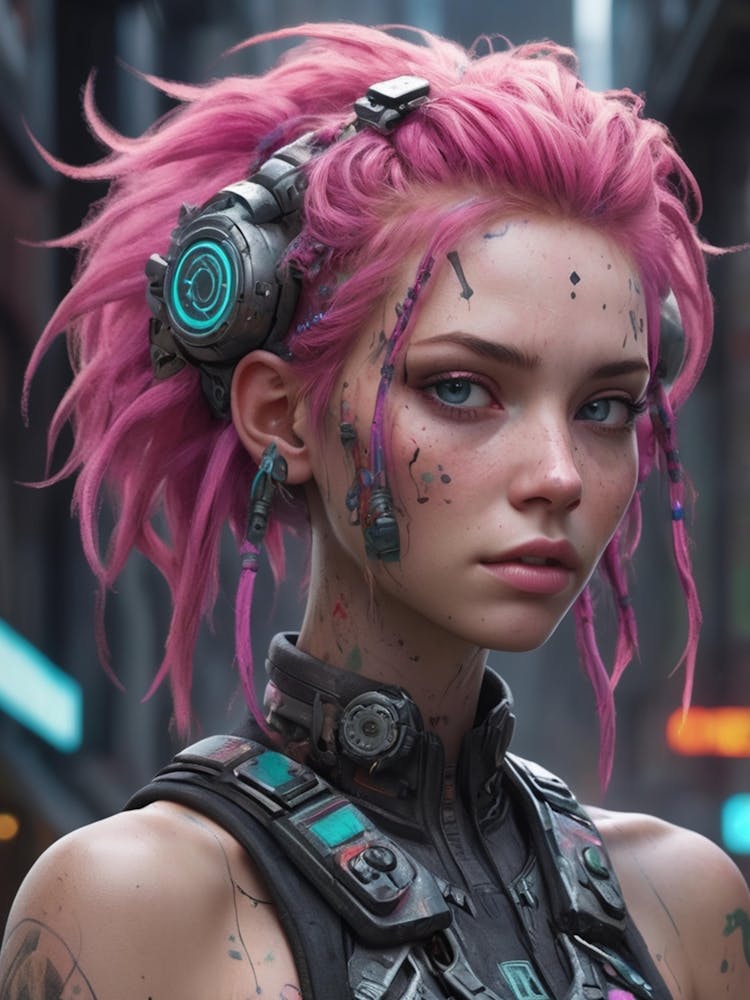 Pink Haired Girl
