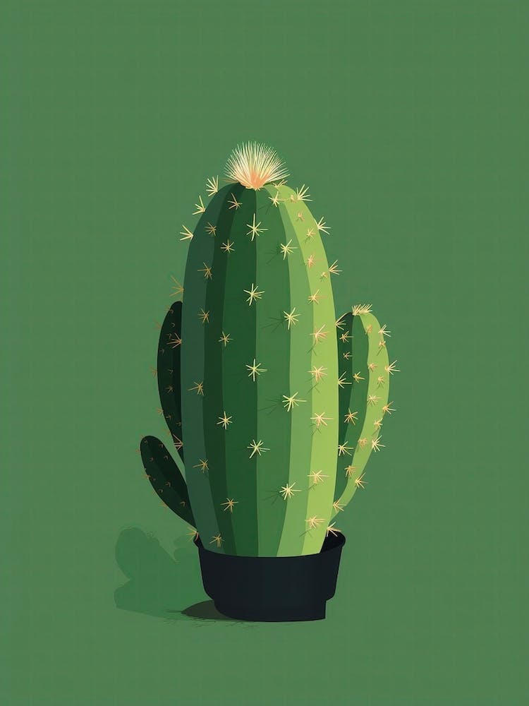 Bishops Cactus Illustration 8