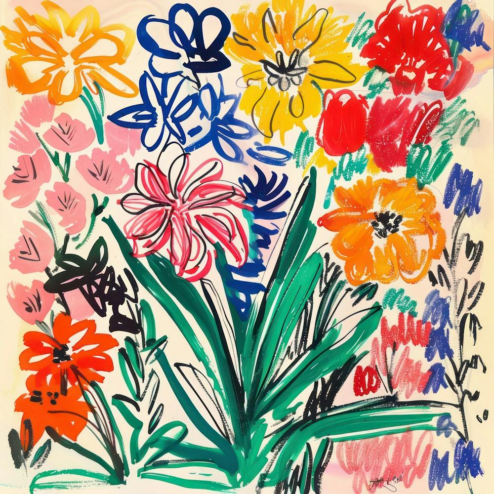 Floral Painting Matisse Style 11