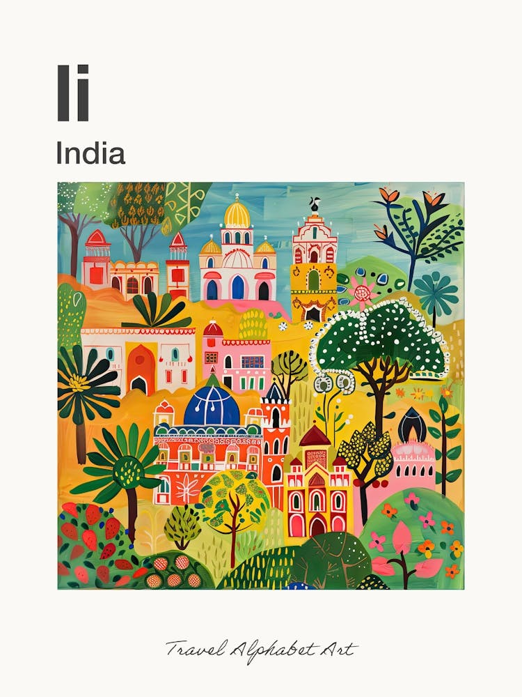 Kinder Reisealphabet Indien 4