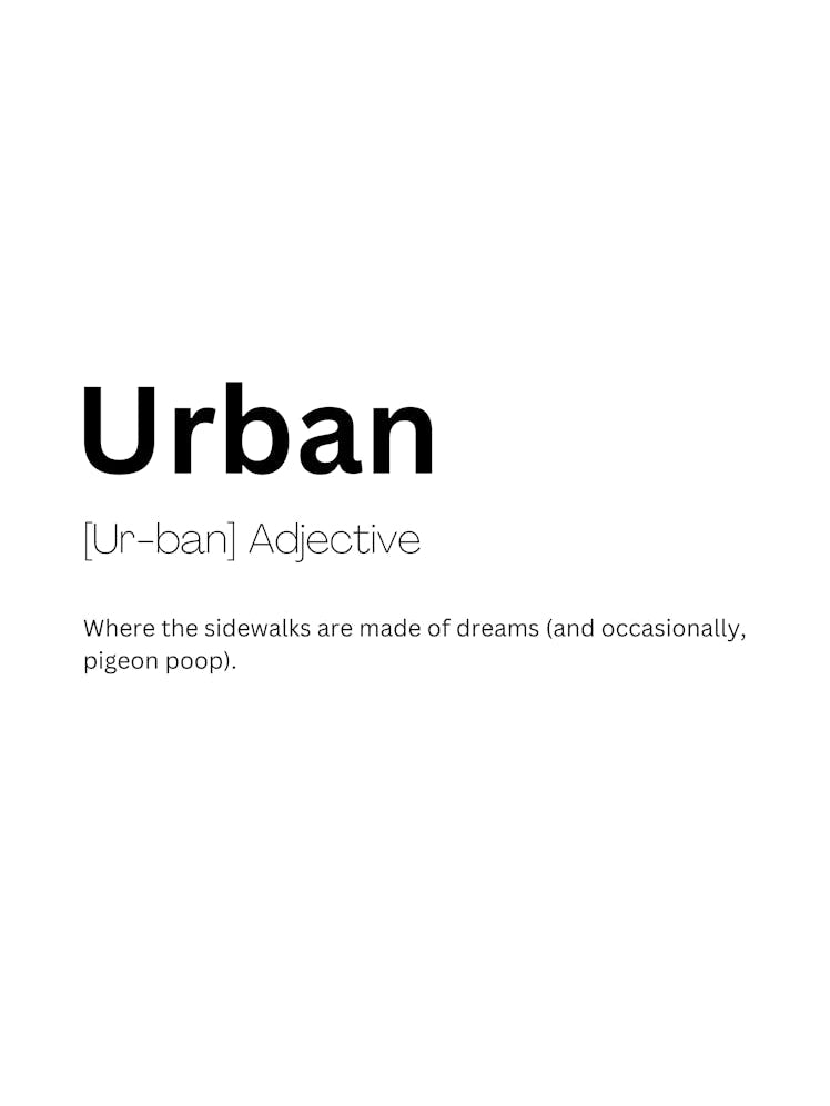 Urban Definition Meaning