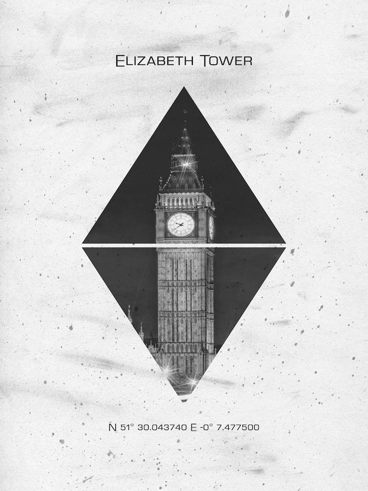 London Elizabeth Tower Coordinates
