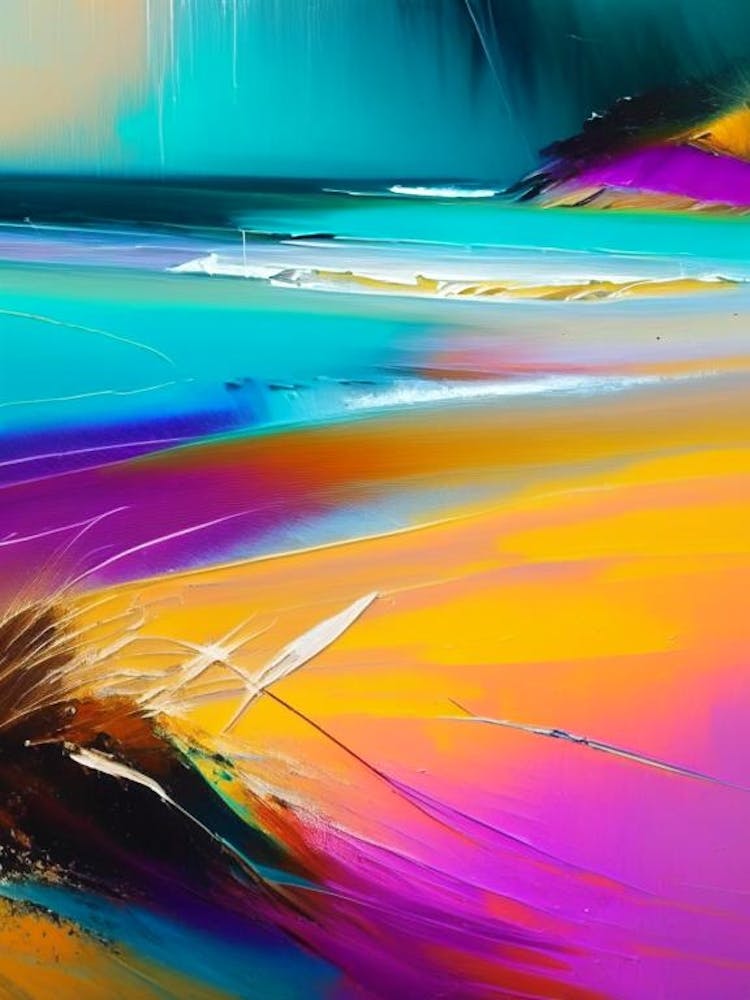 Beach Waterscape Bright Abstract 1