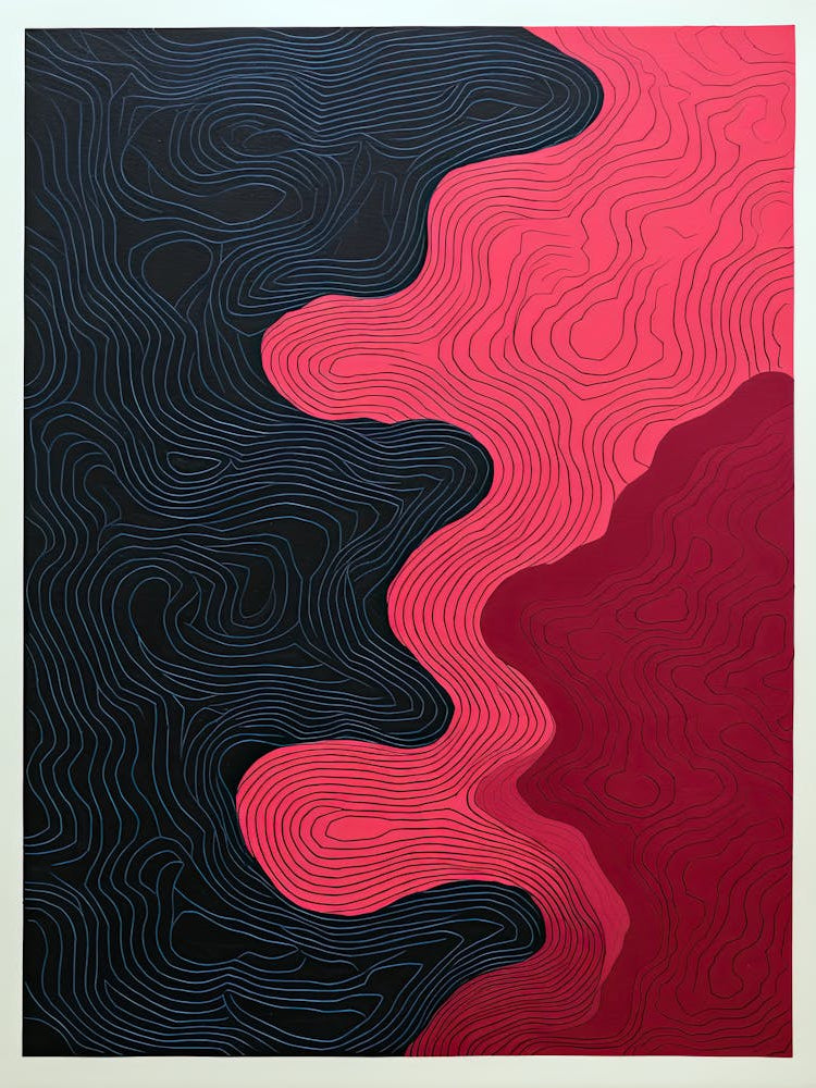 Bioluminescent Maze - Deep Sea Surrealism