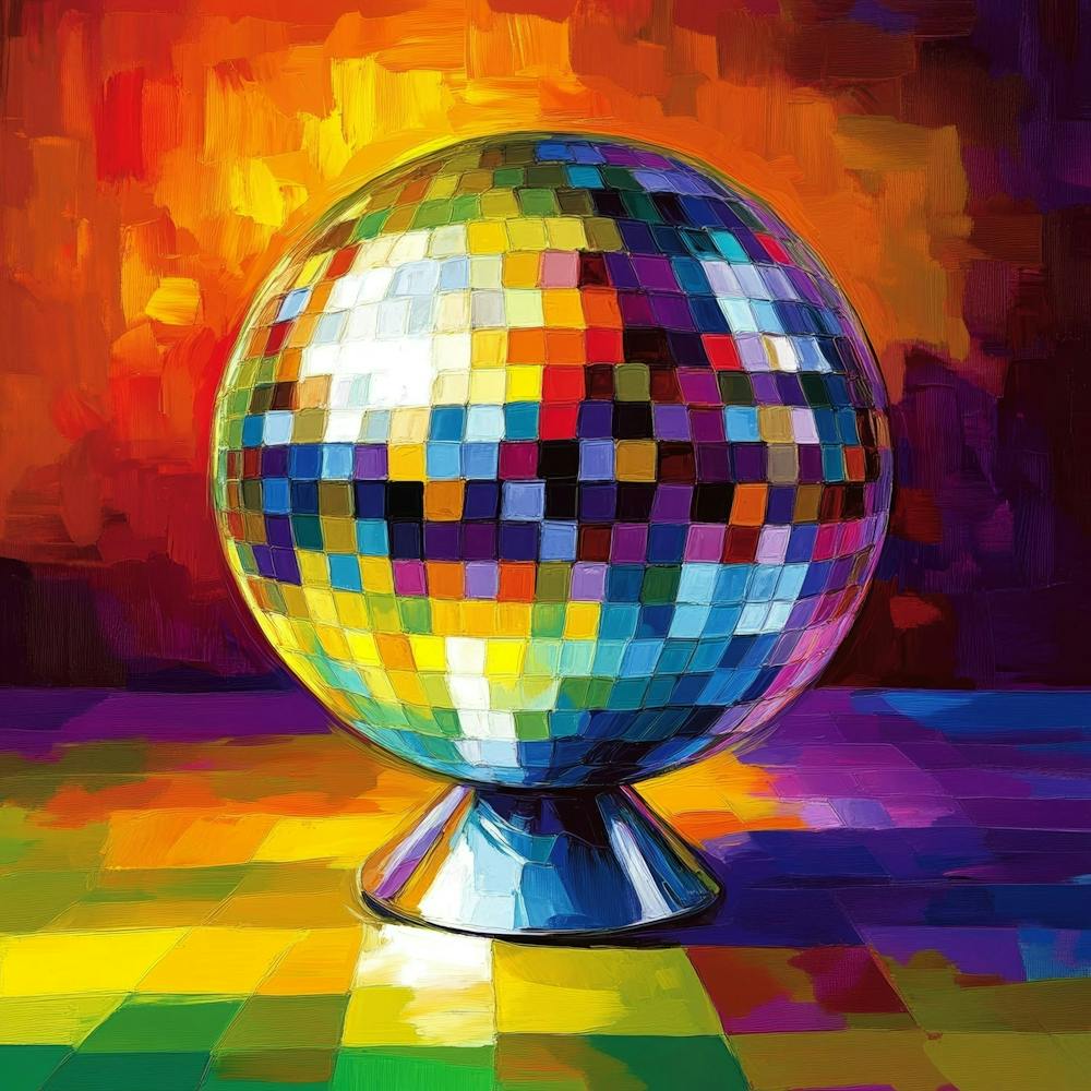 Disco Ball Art 5