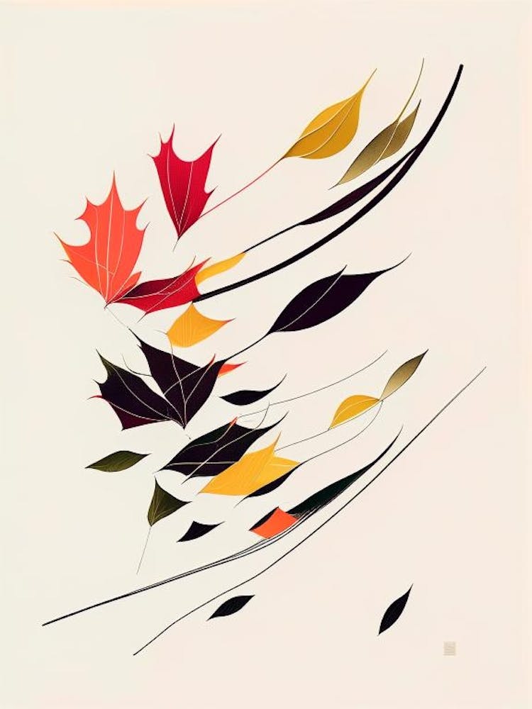 Falling Leaves Abstract 2