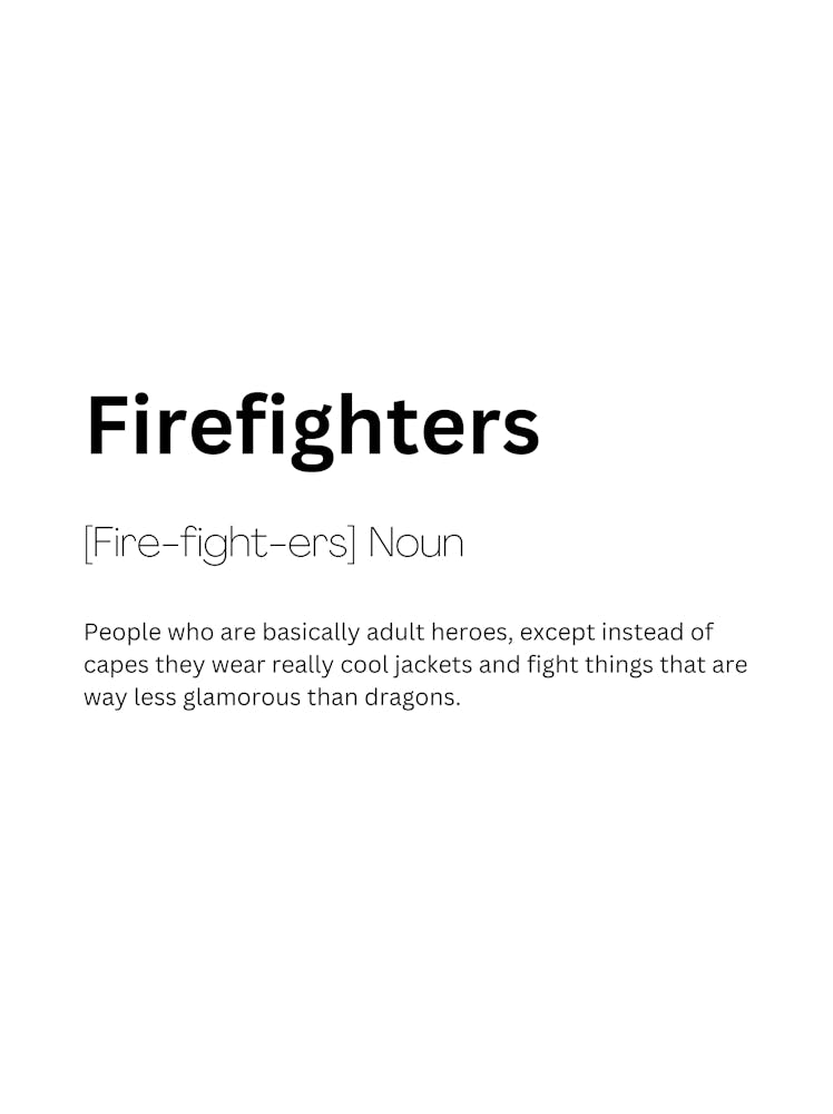 Firefighters Definition Meaning