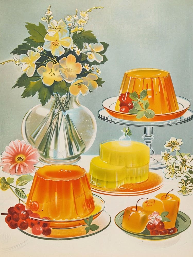 Orange Jelly Retro Advertisement Style 4