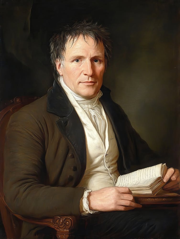 Portrait Of Scientist Alexander Von Humboldt