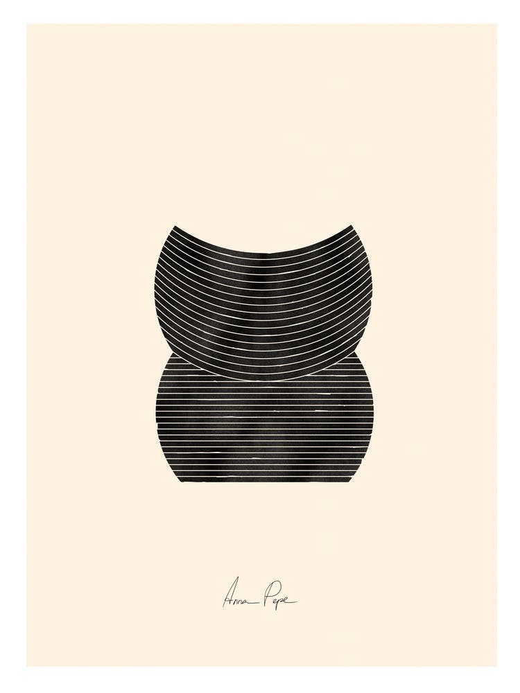 Abstract Object In Black