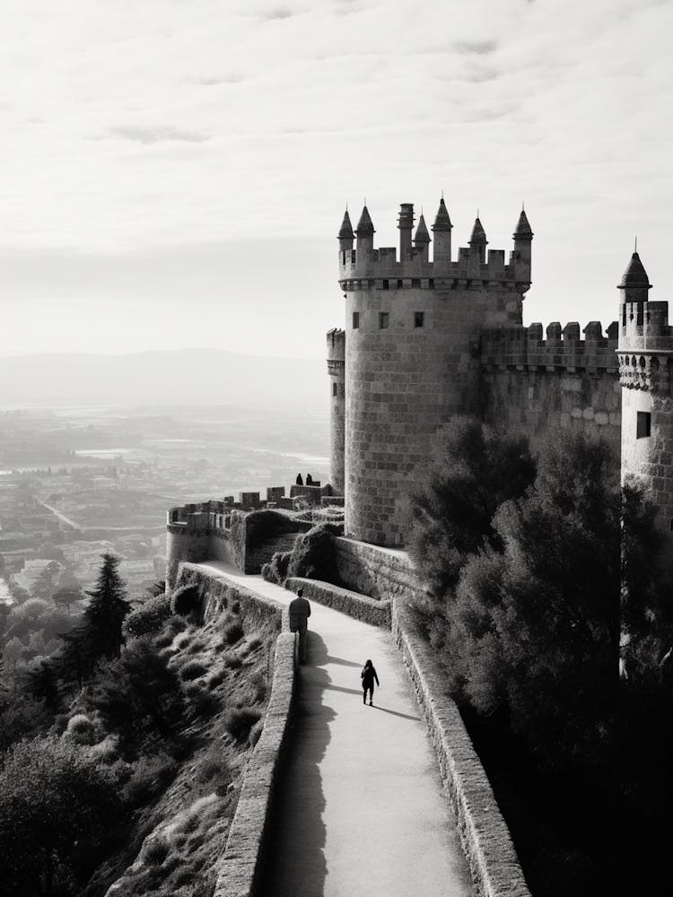 Avila, Spain, Schwarz-Weiß Analoge Fotografie 1