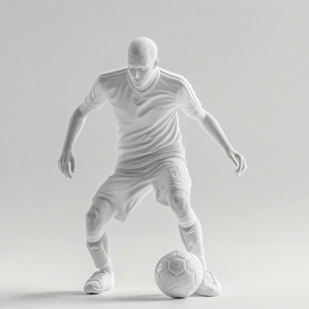 Soccer Player Kicking The Ball 5