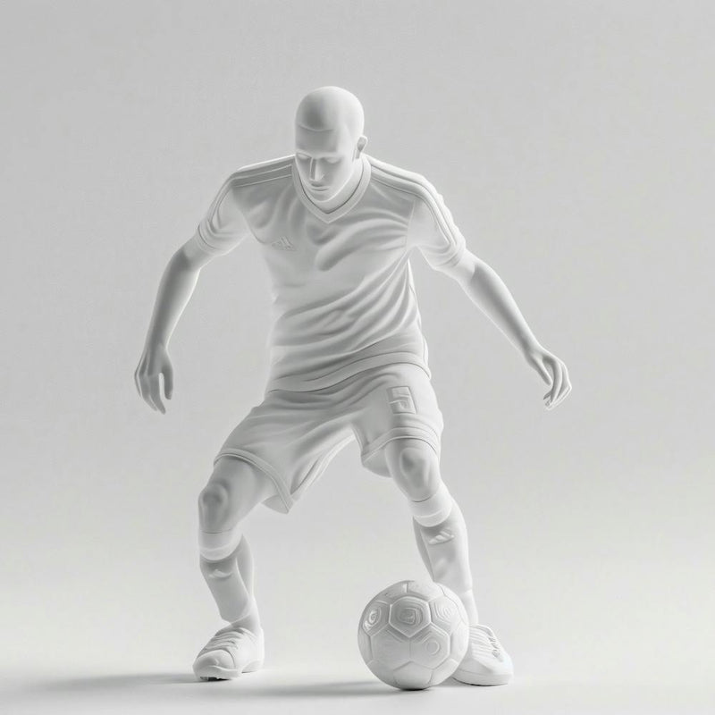 Soccer Player Kicking The Ball 5