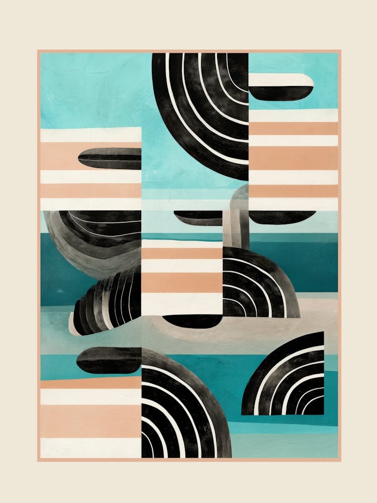 Retro Geometric Shapes 3