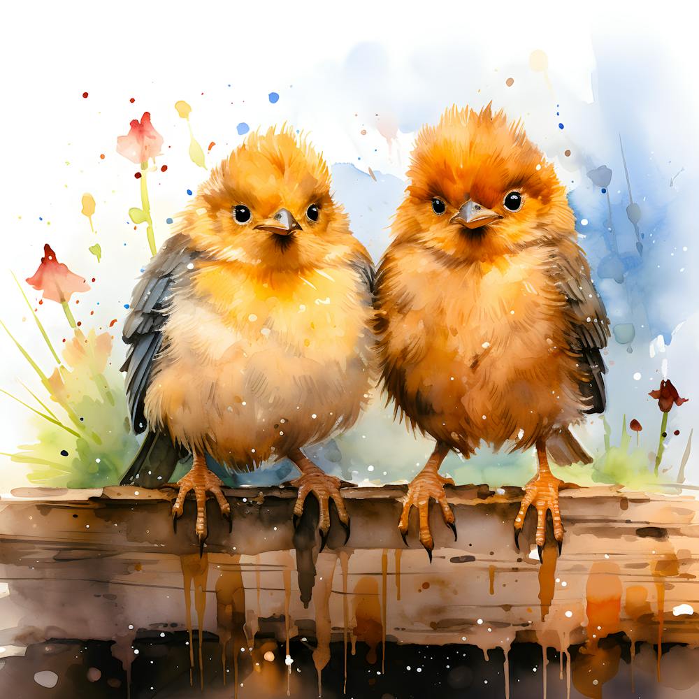 Aviary Ballet Birds In Dance