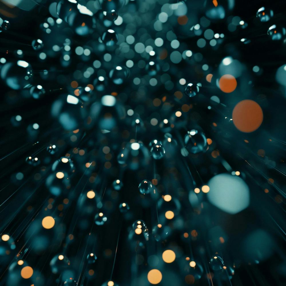 Abstract Water Droplets