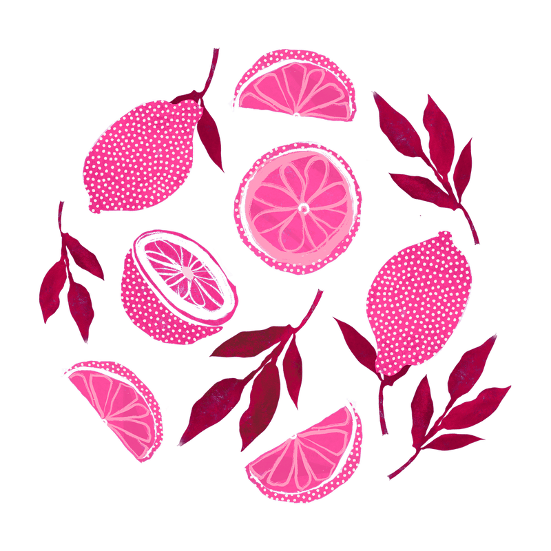 Lime Design Pink