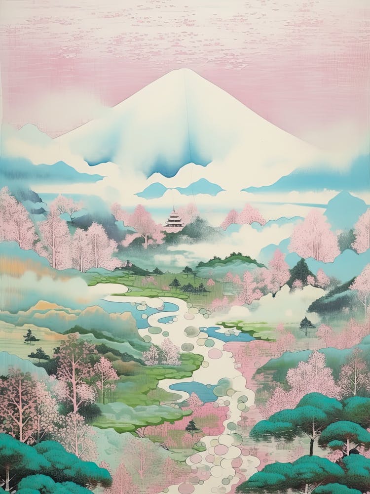 Mount Gassan In Yamagata, Japanese Landscape 3